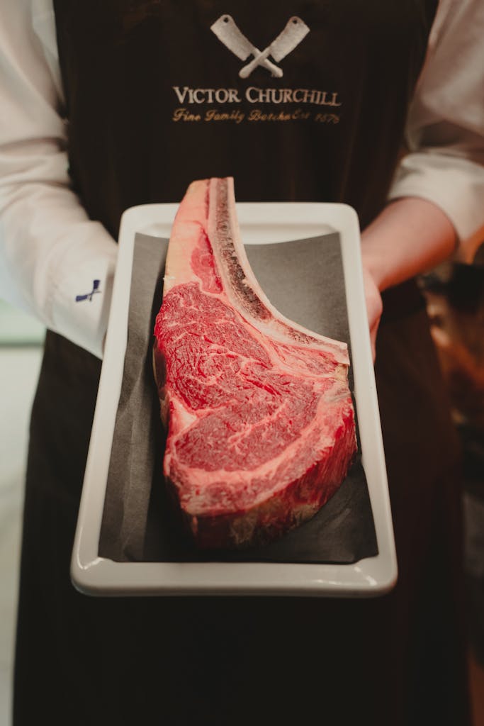 Raw Steak in a Tray